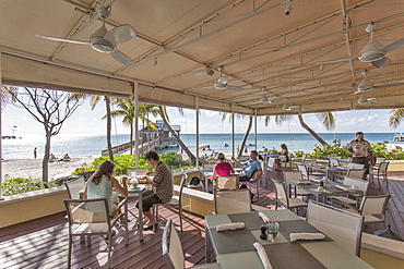 Terrace of Gourmet Restaurant The Strip House, Reach Resort, Key West, Florida Keys, USA