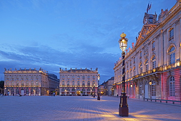 La Place Stanislas in Nancy, Dept, Unesco World Cultural Heritage, Meurthe-et-Moselle, Region Alsace-Lorraine, France, Europe