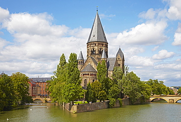 Temple Neuf, Mosel, Metz, Moselle, Region Alsace Lorraine, France, Europe