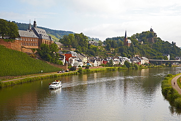 Viwe at Saarburg, Saar, Rhineland-Palatinate, Germany, Europe