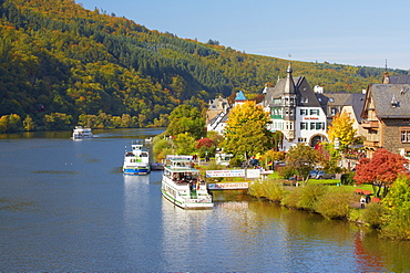 View of Traben, Traben-Trarbach, Mosel, Rhineland-Palatinate, Germany, Europe