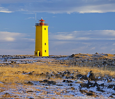 Nes Lighthouse, Selvogur, South Iceland, Iceland