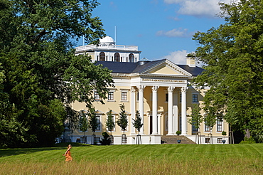 Castle Woerlitz in Dessau-Woerlitz Garden Realm, Saxony-Anhalt, Germany