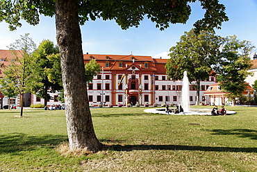 State Chancellery of Thuringia, former kurmainzische Statthalterei, Hirschgarten, Erfurt, Thuringia, Germany