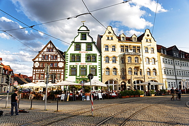 Cathedral Square, Domplatz, Erfurt, Thuringia, Germany