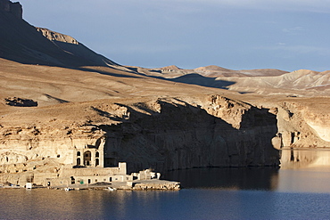 Qadamjoy Shah-i-Aulia Shrine beside the Band-i-Haibat (Dam of Awe), Band-i-Amir, Bamian Province, Afghanistan