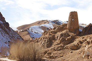 Old watchtower in the Shahidan Valley, Bamian Province, Afghanistan