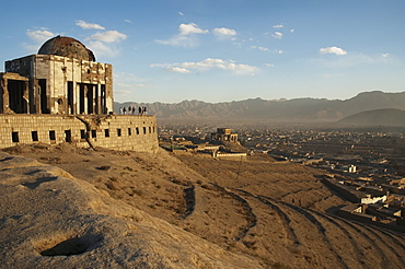 Mausoleum of King Mohammad Nadir Shah and Tomb of Sultan Mohammad on the Tapa Maranjan Ridge in Kabul,, Afghanistan