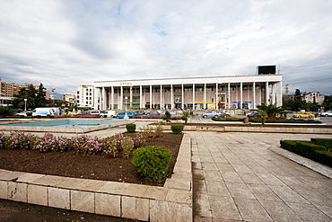 Opera house on Skanderbeg Square, Tirana, Albania