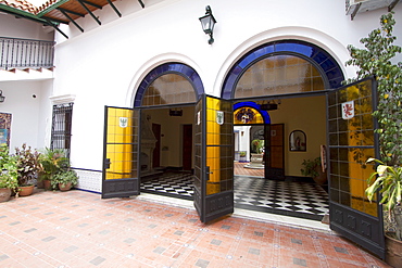 Moorish courtyard of Ex Casa Frias Herrera, San Miguel de Tucuman, Argentina