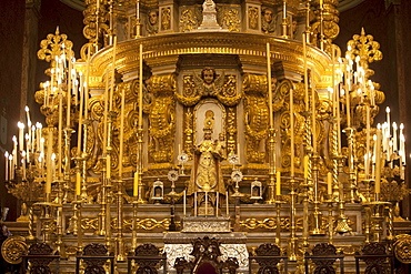 Detail of the main altarpiece of the Basilica Cathedral, Salta, Salta, Argentina