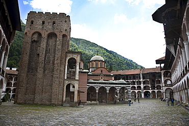 Tower of Hrelyu, Rila Monastery, Blagoevgrad, Bulgaria