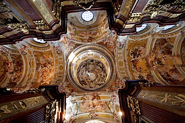 Cupola of the Abbey Church of Stift Melk Benedictine Monastery, Lower Austria, Austria