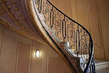 Staircase in the Stift Melk Benedictine Monastery, Lower Austria, Austria