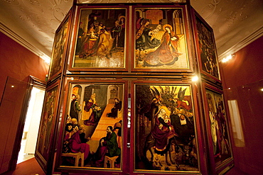 Altar by Joerg Breu the Elder on display at the Stift Melk Benedictine Monastery, Lower Austria, Austria