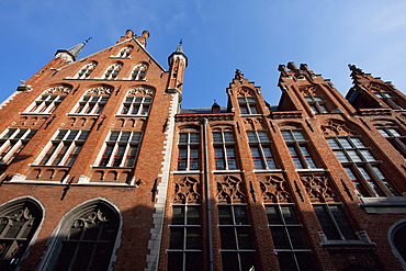 Building on Markt (Market square), Bruges (Brugge), West Flanders, Belgium