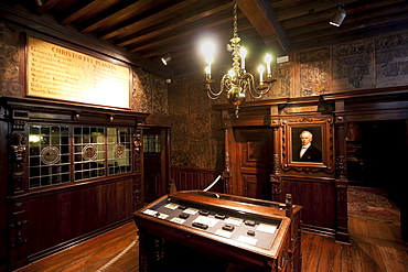 The small drawing room in the Plantin-Moretus House-Workshops-Museum, Antwerp, Belgium