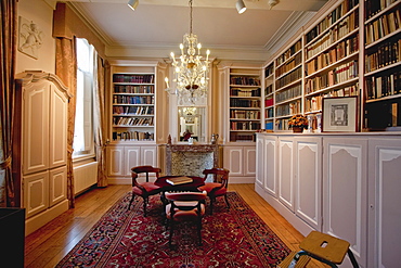 18th century library in the Plantin-Moretus House-Workshops-Museum, Antwerp, Belgium