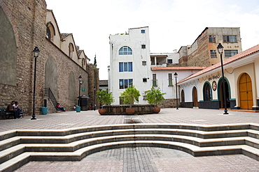 Fountain in the passage behind the Metropolitan Cathedral, Cochabamba, Bolivia