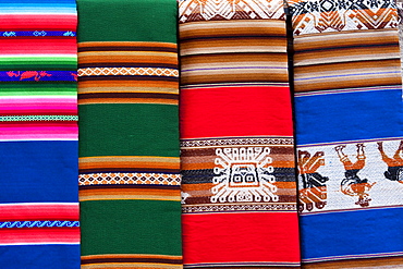 Aguayos (Andean cloth), Tarabuco, Chuquisaca Department, Bolivia