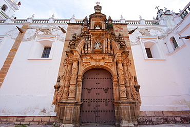 Lateral entrance to the Metropolitan Cathedral, Sucre, Chuquisaca Department, Bolivia