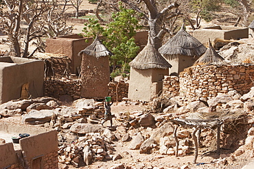 Granaries in Tireli, Mali