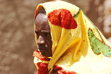 Woman in a Dogon home in Neni, Mali