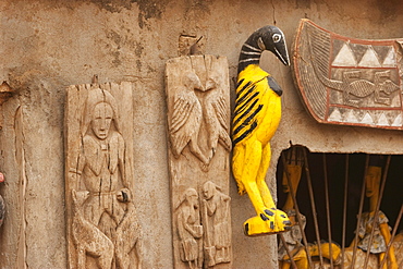 Handicrafts for sale in Segou, Mali