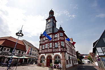 Maypole and Town Hall, Lorsch, Germany