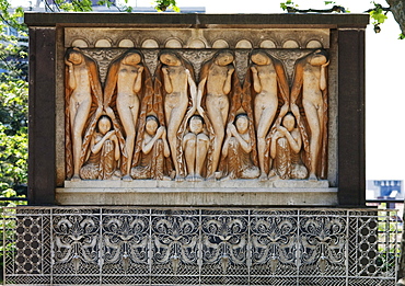 Relief by Bernhard Hoetger in the Plane Tree Grove of the Artists Colony, Darmstadt, Germany