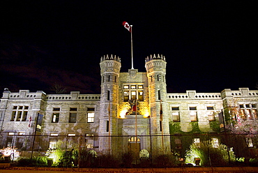 Royal Canadian Mint at night, Ottawa, Ontario, Canada