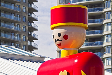 World's Largest Tin Soldier at Westminster Quay, New Westminster, British Columbia, Canada