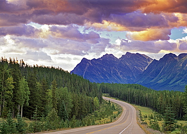 Icefields Parkway, Jasper National Park, Alberta.