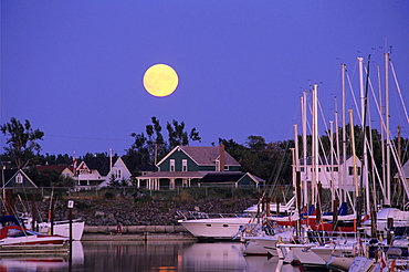 Full moon, Parlee Beach New Brunswick.