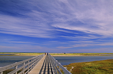 Couple on bridge, Kouchibouguac National Park, New Brunswick