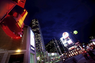 Yonge Street at Night, Toronto, Ontario