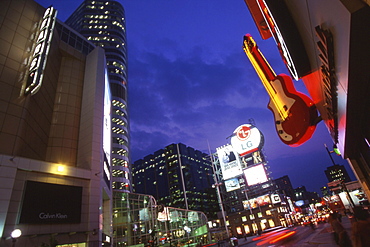 Yonge Street at Night, Toronto, Ontario