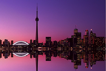 Toronto Skyline at Sunset, Toronto, Ontario