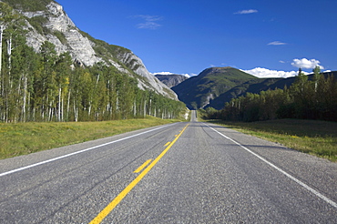 Open Road near Muncho Lake, British Columbia