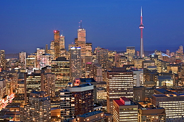 Toronto Skyline at Night, Toronto, Ontario