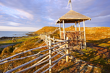 View of Norstead the Viking Village & Port of Trade, L'Anse aux Meadows, Newfoundland