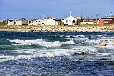 View of Village and Bonavista Bay, Sandy Cove, Newfoundland