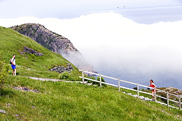 Hikers at Signal Hill, St. John's, Newfoundland