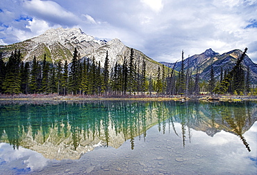 Mount Lorette Ponds and Mount Lorette, Kananaskis Country, Alberta, Canada