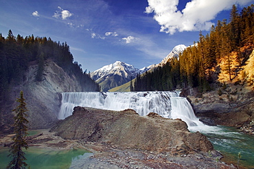 Wapta Falls, Kicking Horse River, Yoho National Park, British Columbia, Canada