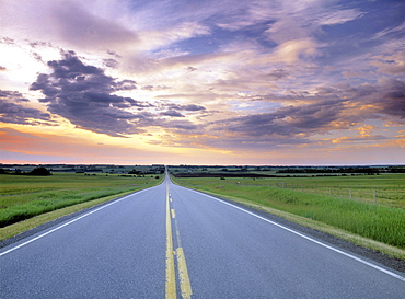 Highway 580, near Cremona, Alberta, Canada