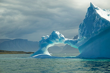 Iceberg in Eclipse Sound, off Baffin Island, Nunavut, Canada