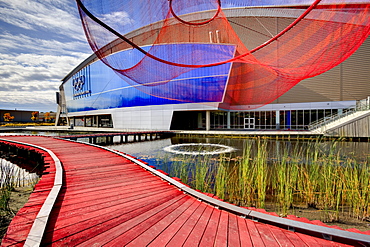 Richmond Olympic Oval, speed skating venue for 2010 Winter Olympics, Richmond, British Columbia