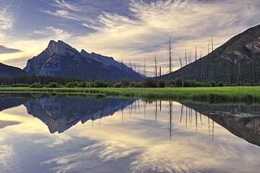 Mt. Rundle and Vermillion Lakes, Banff National Park, Alberta