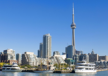 Toronto waterfront and skyline looking northeast, Toronto, Ontario